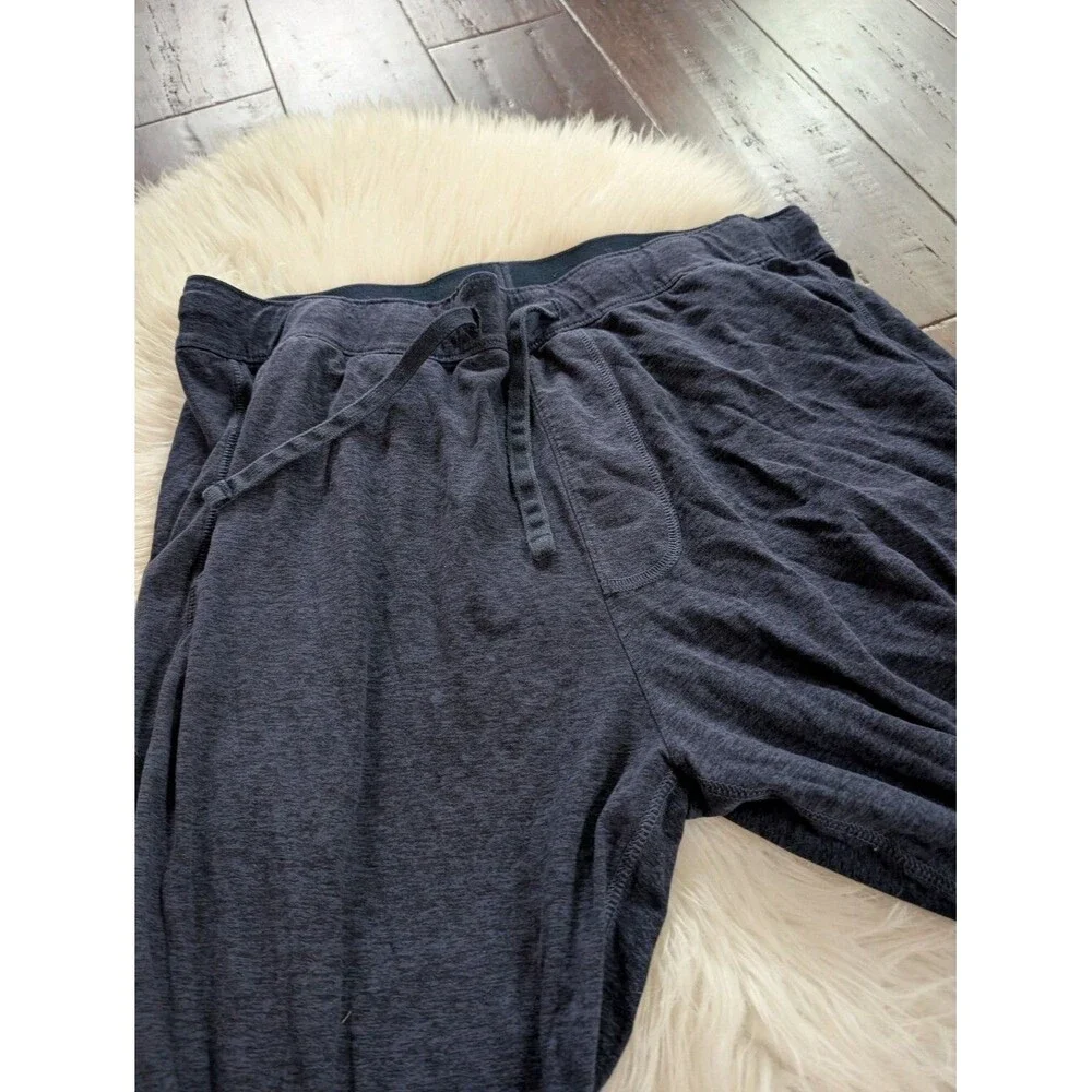 Abercrombie Soft A&F Sleep Lounge Pants Heathered Navy Blue L Large